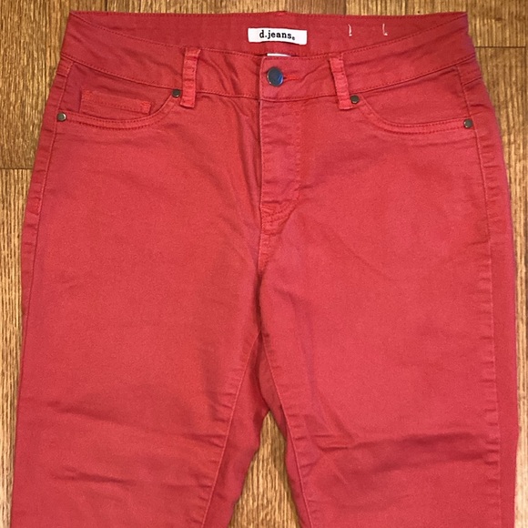 d. jeans Red Classic Denim Jeans Size 6 - Picture 3 of 9